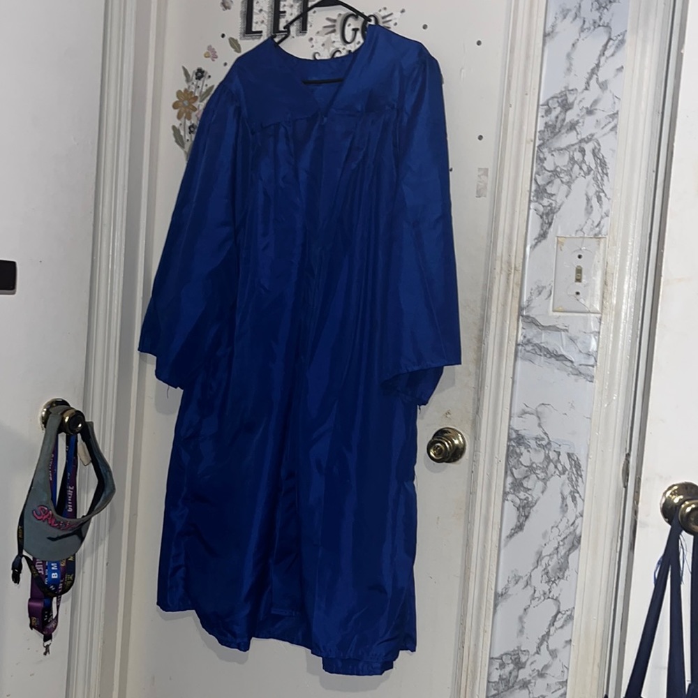 Blue Graduation Gown